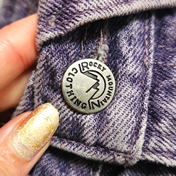 RARE!! Vintage Rockies Purple Western High Rise Straight Leg "Mom" Jeans - Picture 9 of 17